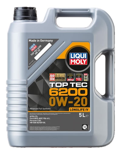 LIQUI MOLY 0W20 Motor Yağı Top Tec 6200 5 LT