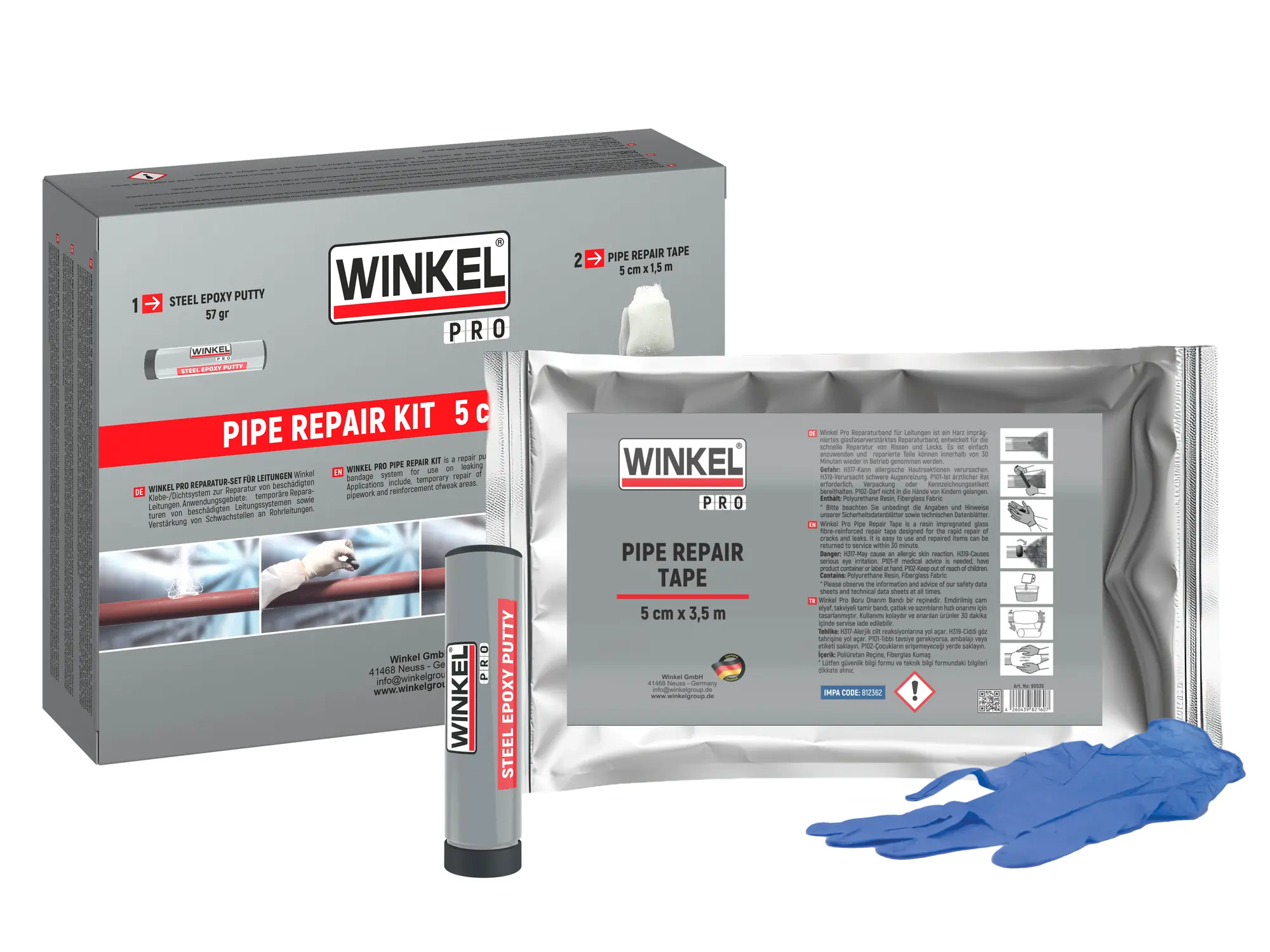 WINKEL PRO Boru Tamir Kiti