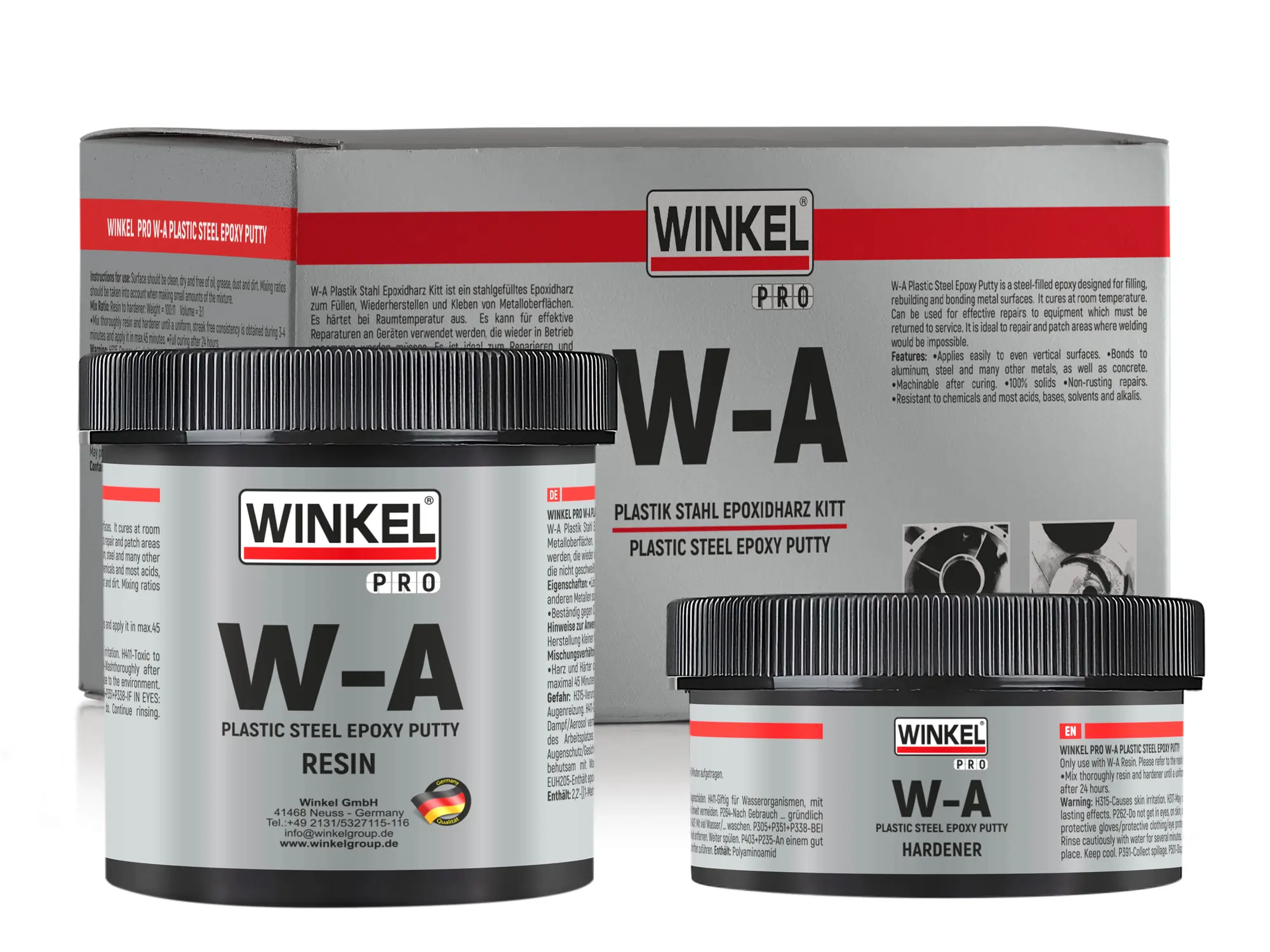 WINKEL PRO W-A Çelik Epoksi Macun