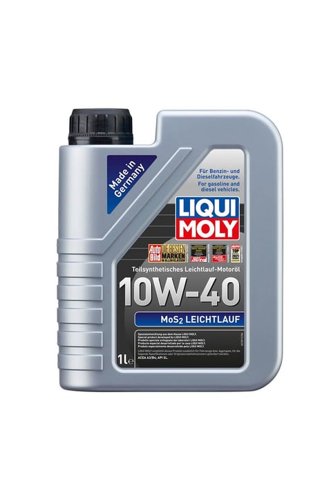 LIQUI MOLY 10W40 Motor Yağı MoS2’li Kısmi Sentetik LEICHTLAUF 1 LT