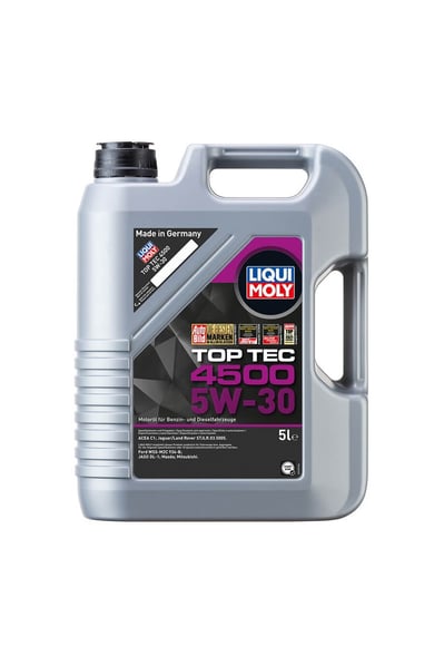 LIQUI MOLY 5W30 Motor Yağı Tam Sentetik TOP TEC 4500 5 LT