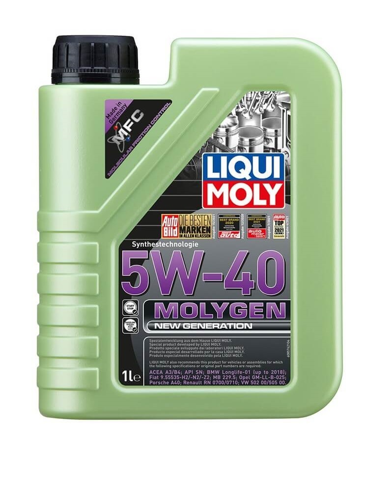 LIQUI MOLY 5W40 Motor Yağı Molygen New Generation 1 LT
