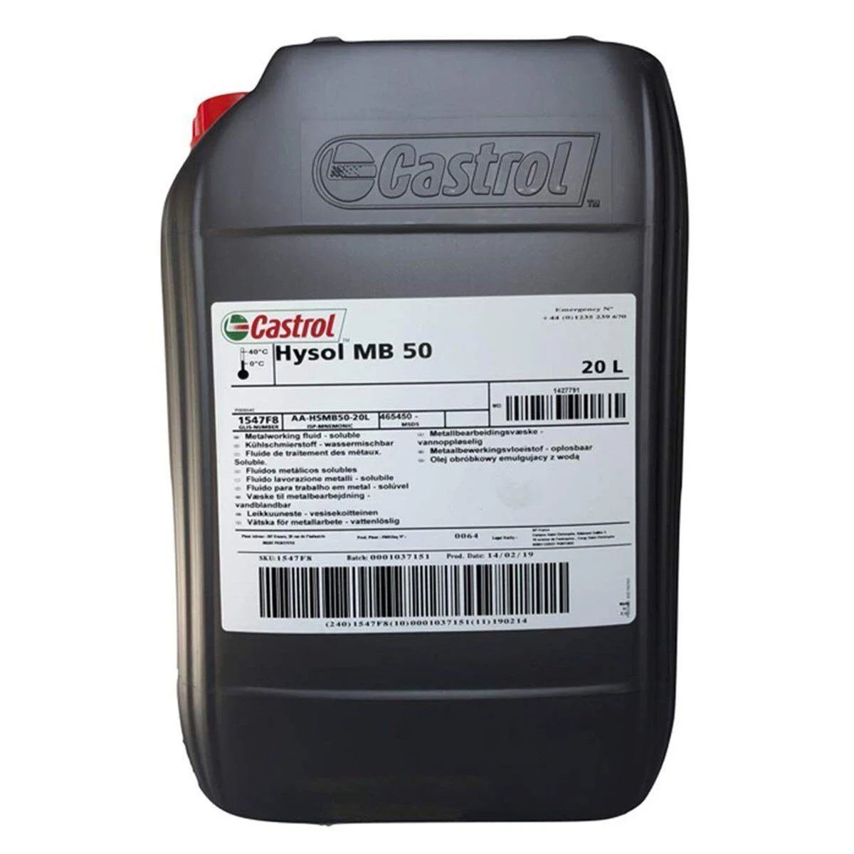 Castrol Hysol MB 50 20 L