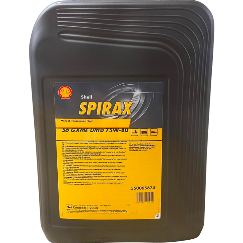 SPIRAX S6 GXME 75W80 20 LT JC