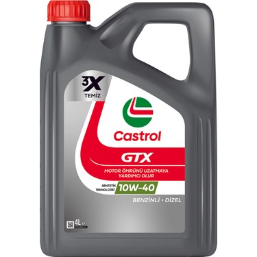 Castrol Gtx 10W40 4 L
