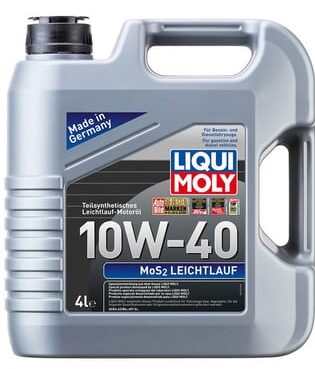 LIQUI MOLY 10W40 Motor Yağı Kısmi Sentetik MoS2'li LEICHTLAUF 4LT